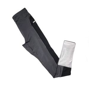 Gymshark Illusion Leggings in Black Charcoal Light Grey